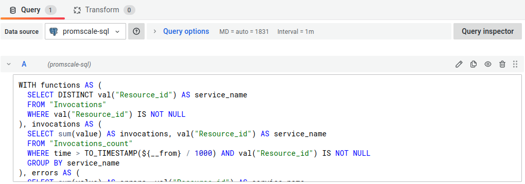 Figure 8.13 Custom query